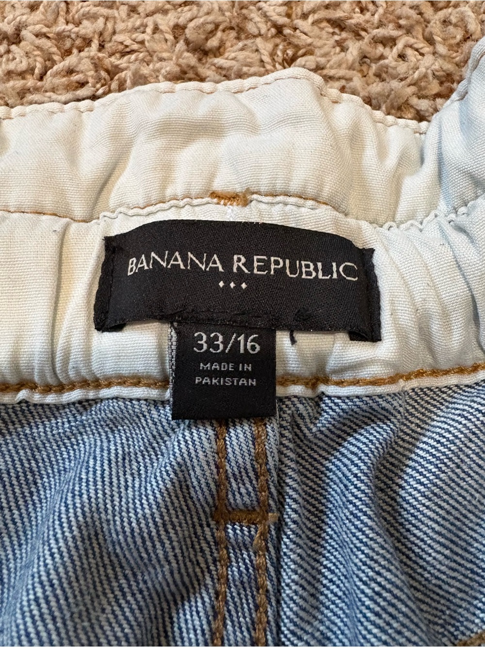 Banana Republic Paperbag Denim Shorts Womens size 33/16 - Picture 4 of 7